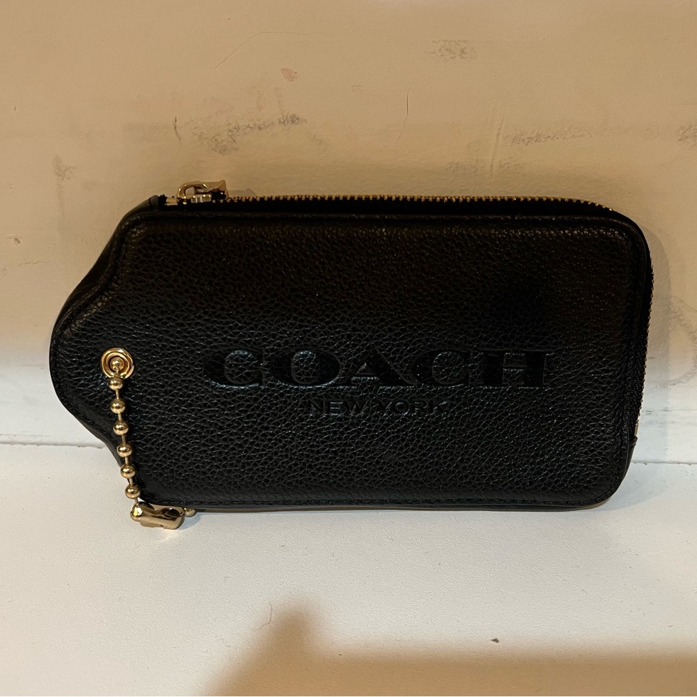 Coach luggage tag coin purse